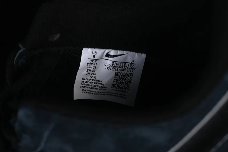 All categories Nk Air Force 1 Air Force series Nk Air Force 1 Low Air Force low-top Nike Air Force 1'07 Low Dark blue black Full suede Air Force low-top casual sneakers ZH0316-157